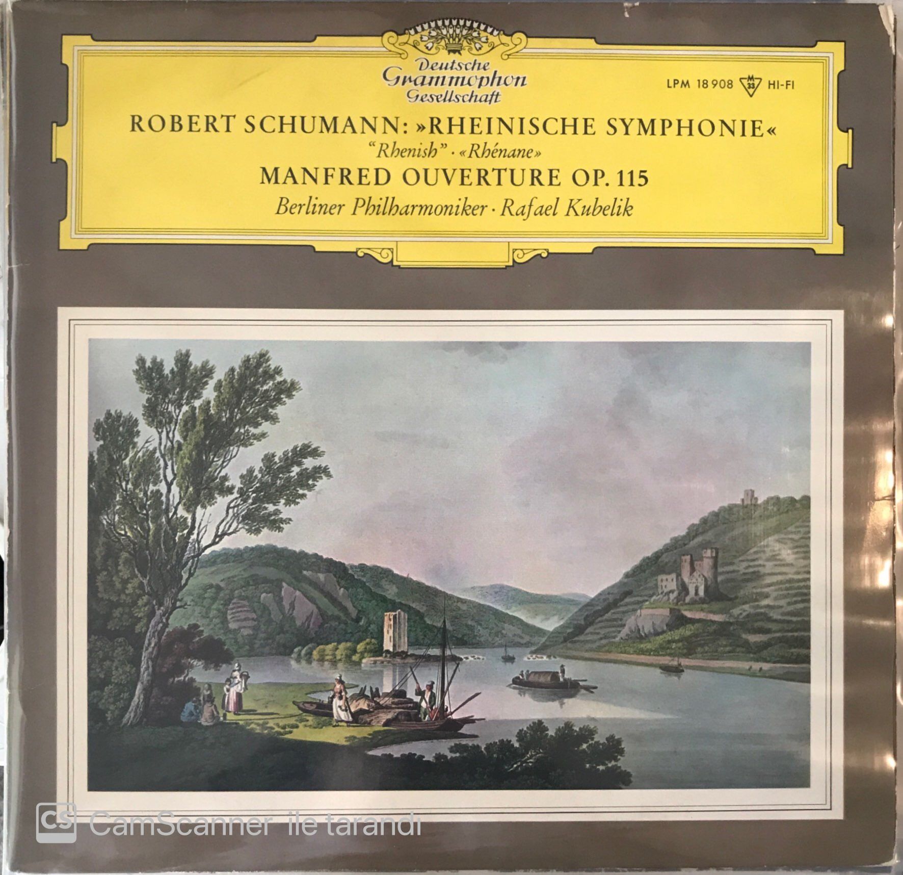 Robert Schumann: Rheinische Symphonie , Manfred Ouverture Op. 115 LP