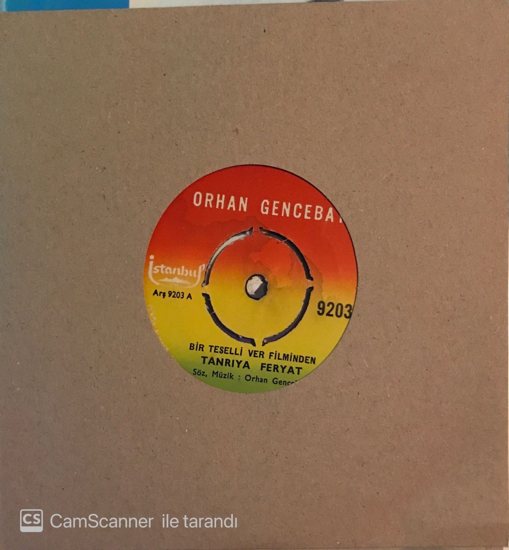 Orhan Gencebay Tanrıya Feryat 45lik