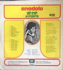 Esin Engin ve Orkestrası - Anadolu LP