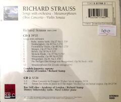 Richard Strauss: Lieder - Metamorphosen / Jonawitz - Stamp CD