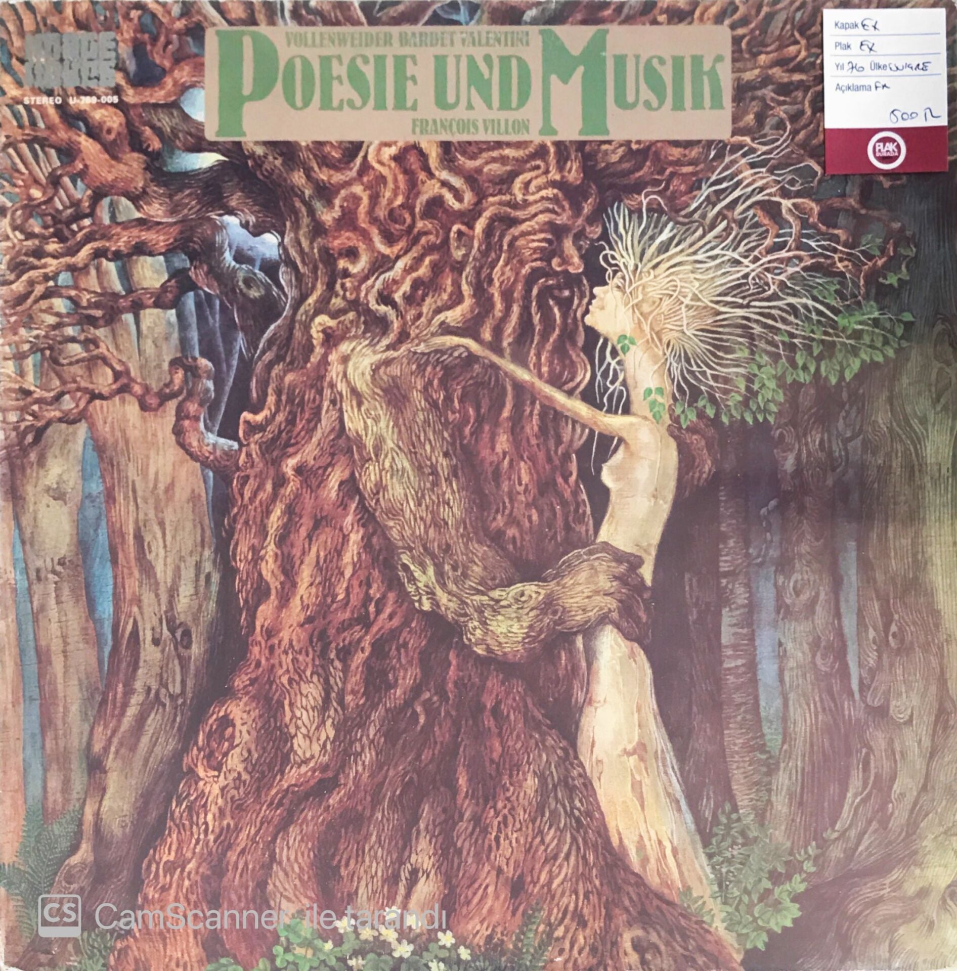 François Villon - Poesie Und Musik - LP