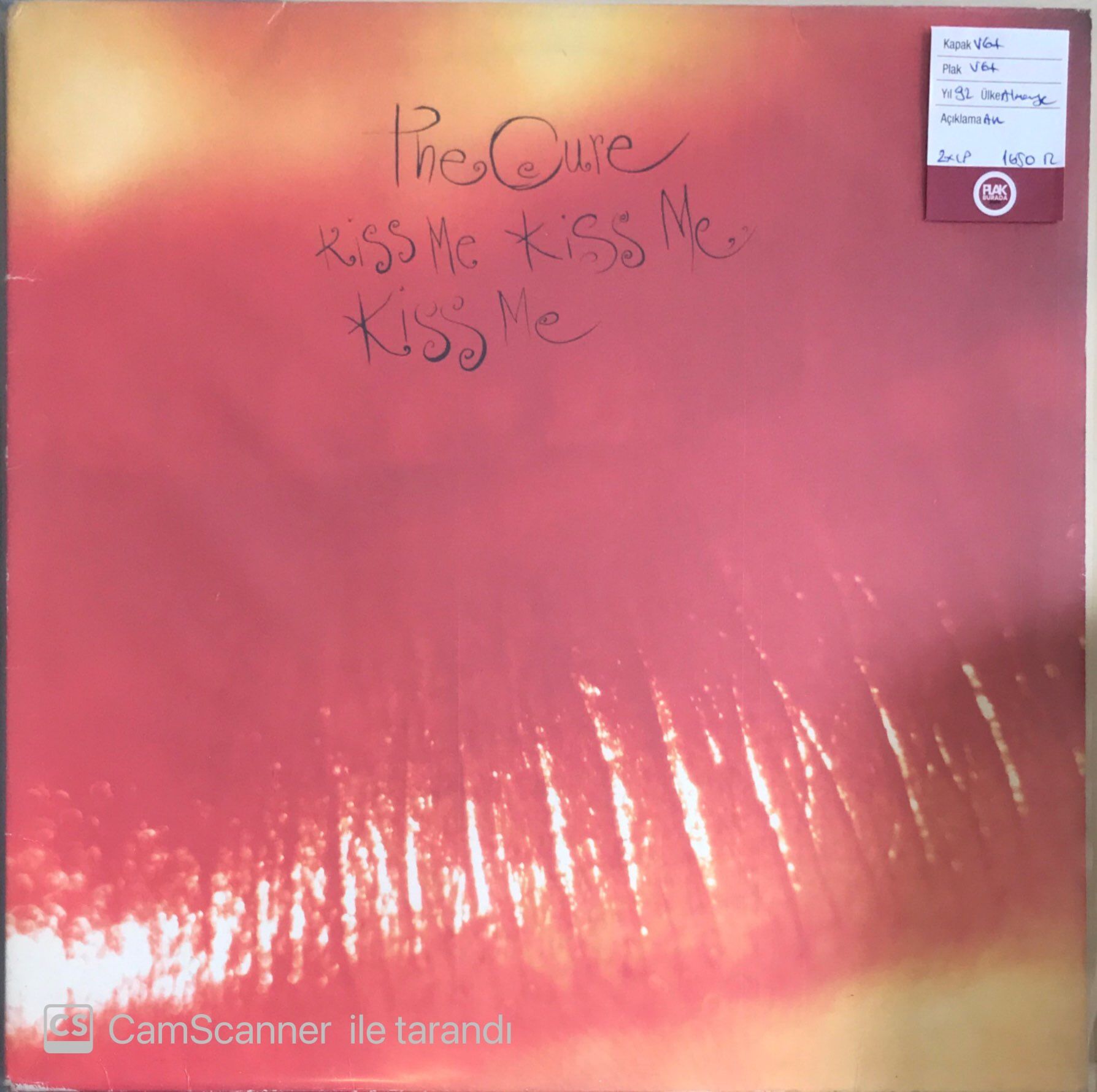 The Cure - Kiss Me Kiss Me Kiss Me Double LP