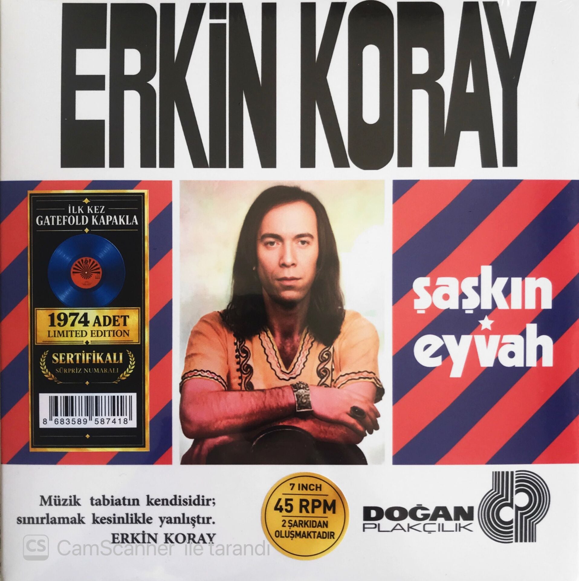 Erkin Koray - Şaşkın / Eyvah (Yeni Baskı 45lik) 45lik