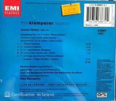 Mahler: Symphony No.2 ''Resurrection'' / Klemperer CD