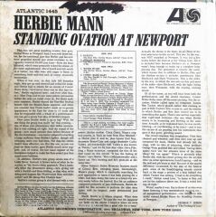 Herbie Mann - Standing Ovation at Newport - LP