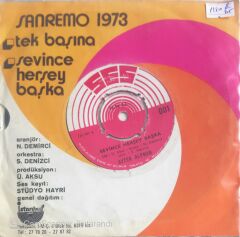 Ayten Alpman - Tek Başına/Sevince Her Şey Başka - 45'lik