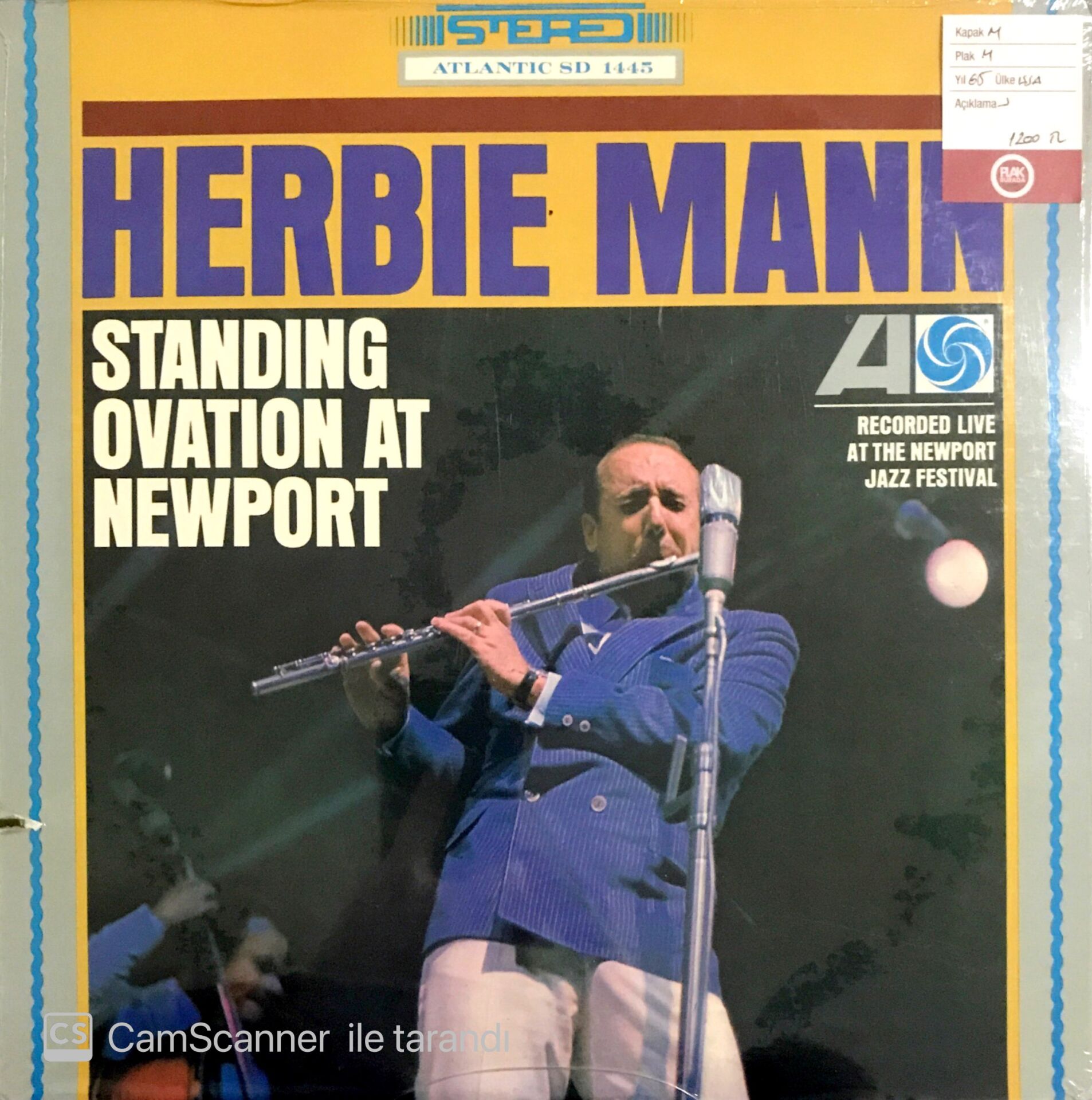 Herbie Mann - Standing Ovation at Newport LP