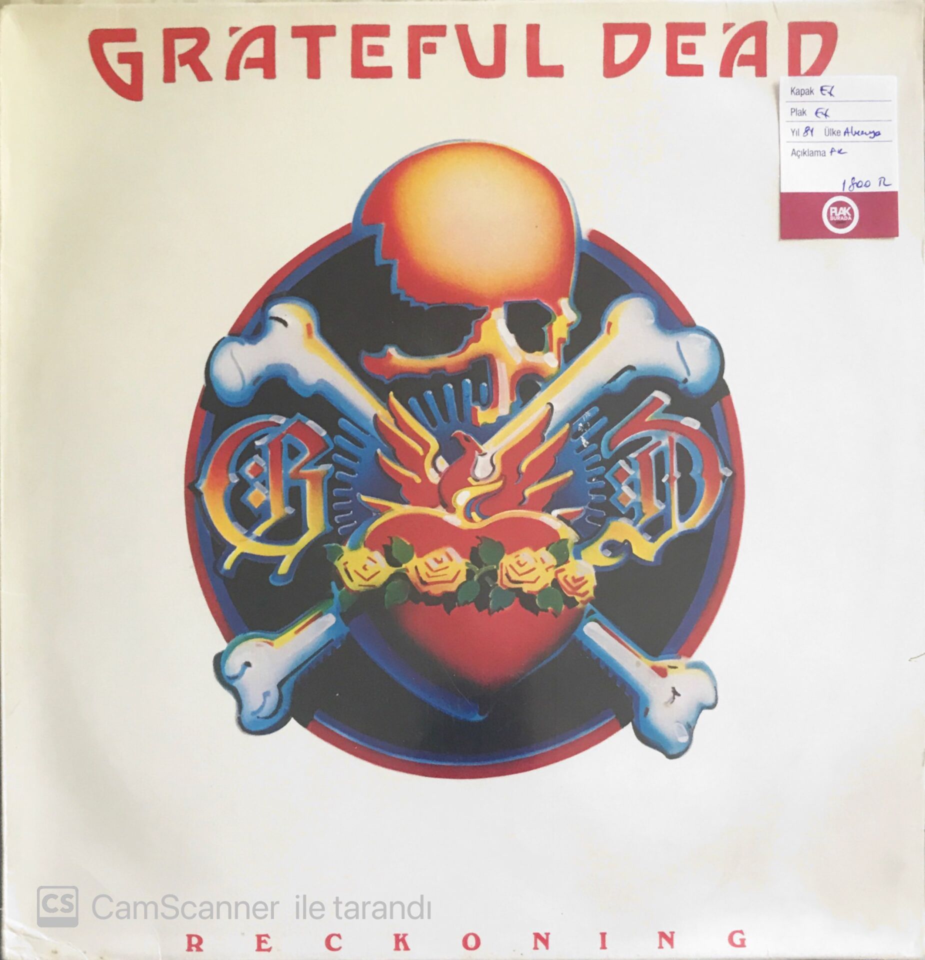 Grateful Dead - Reckoning - Double LP