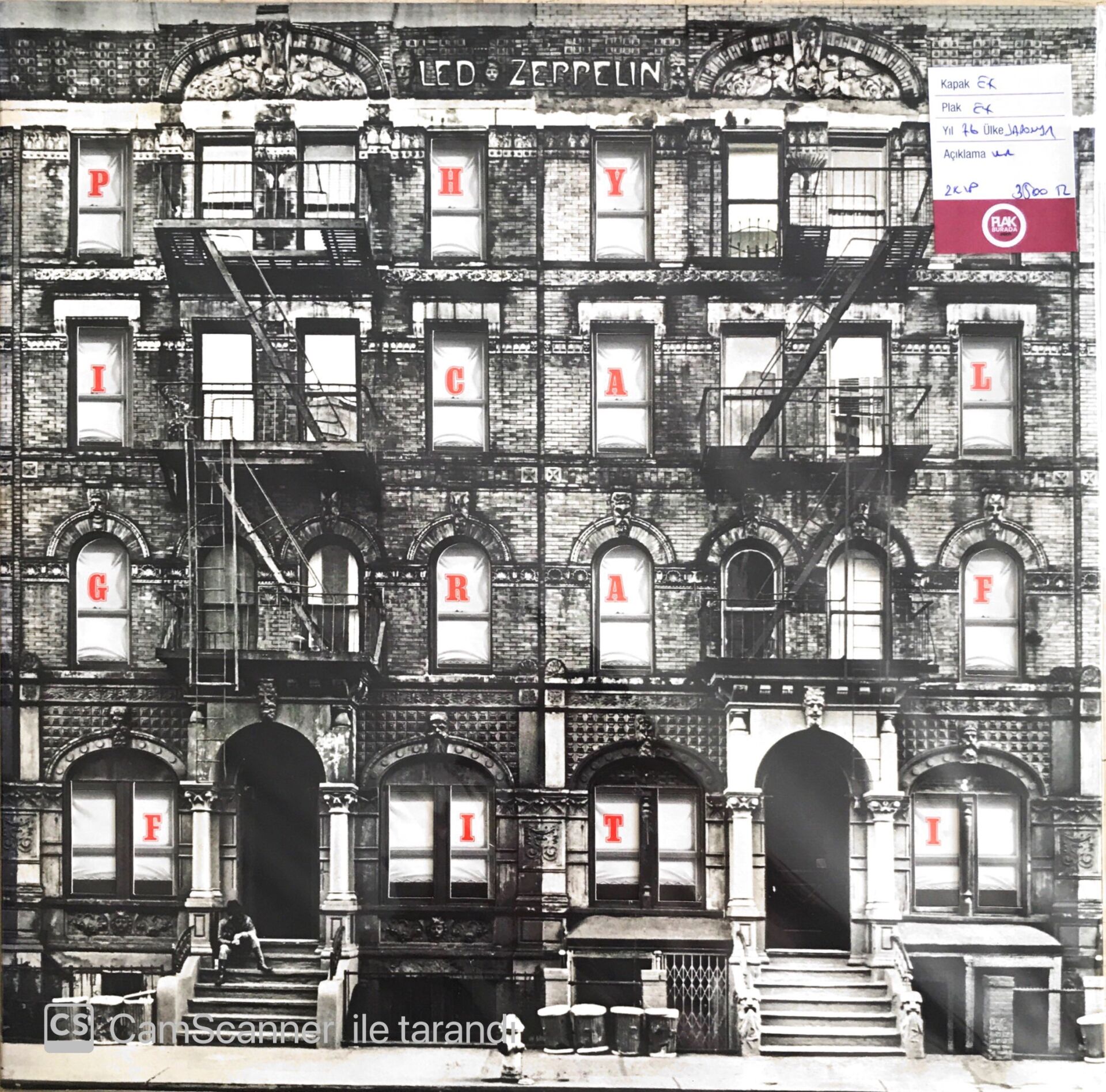 Led Zeppelin - Physical Graffiti - Double LP (Japonya Baskı)
