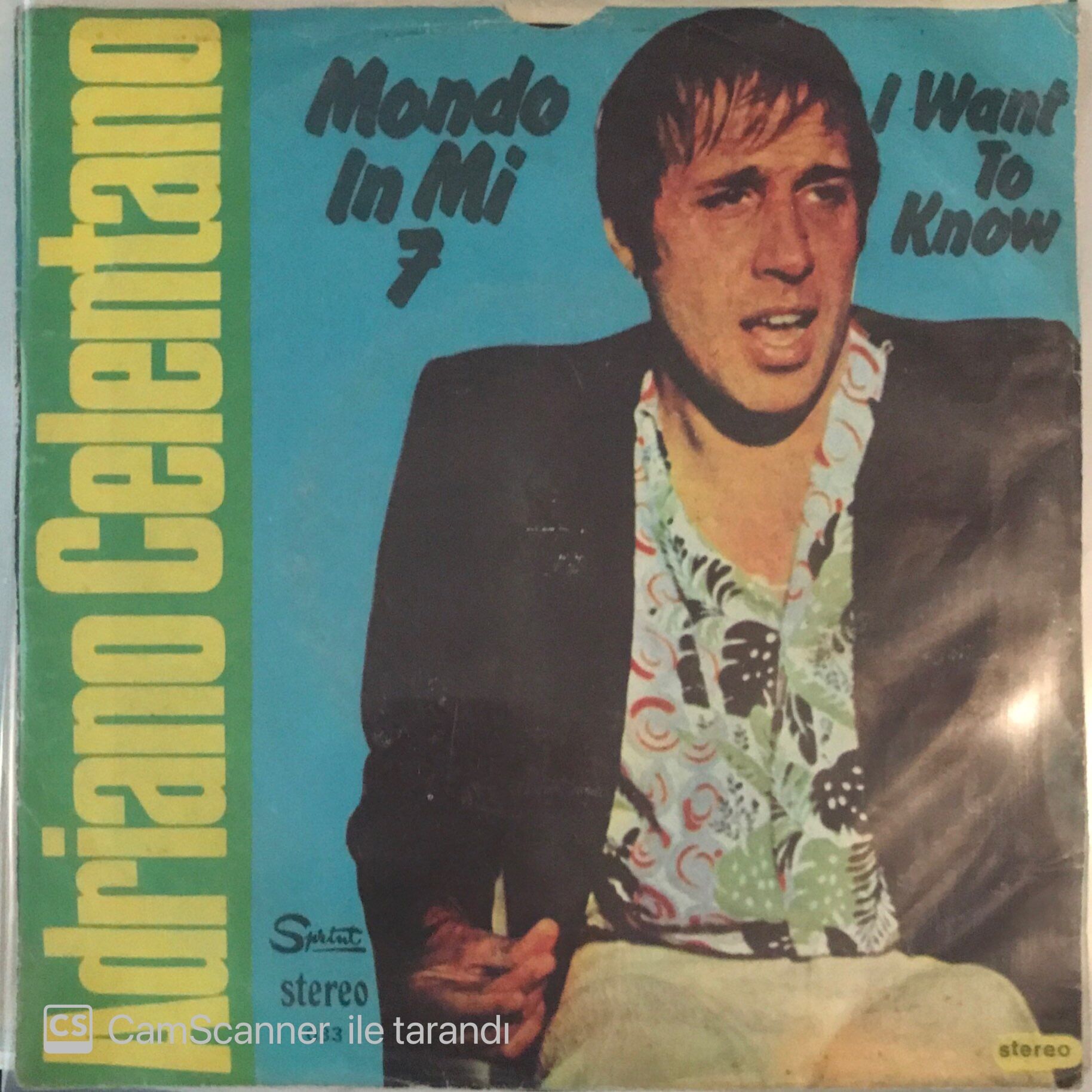 Adriano Celentano Mondo In Mi 7 45lik