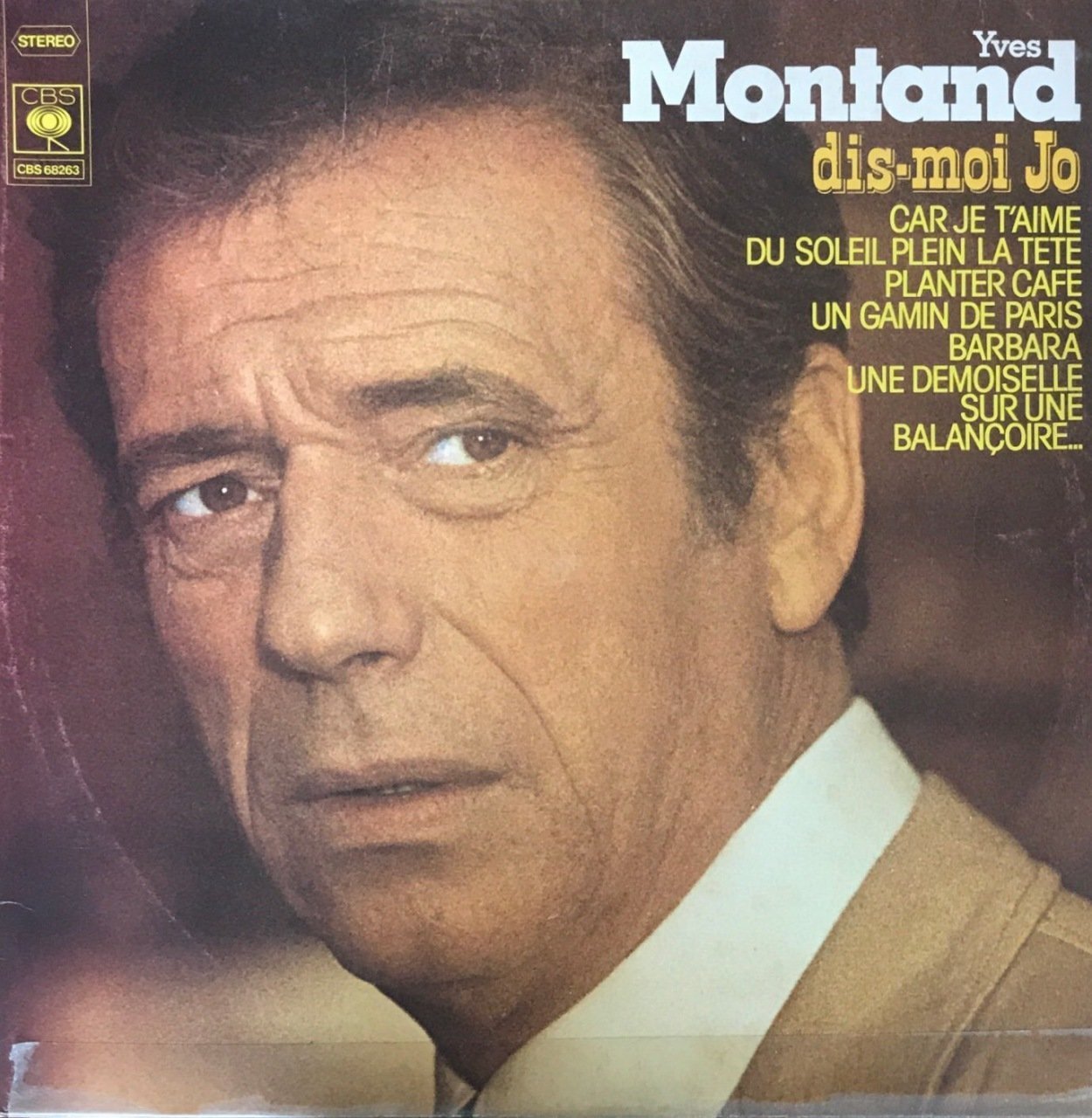 Yves Montand Dis-Moi-Jo Çift LP