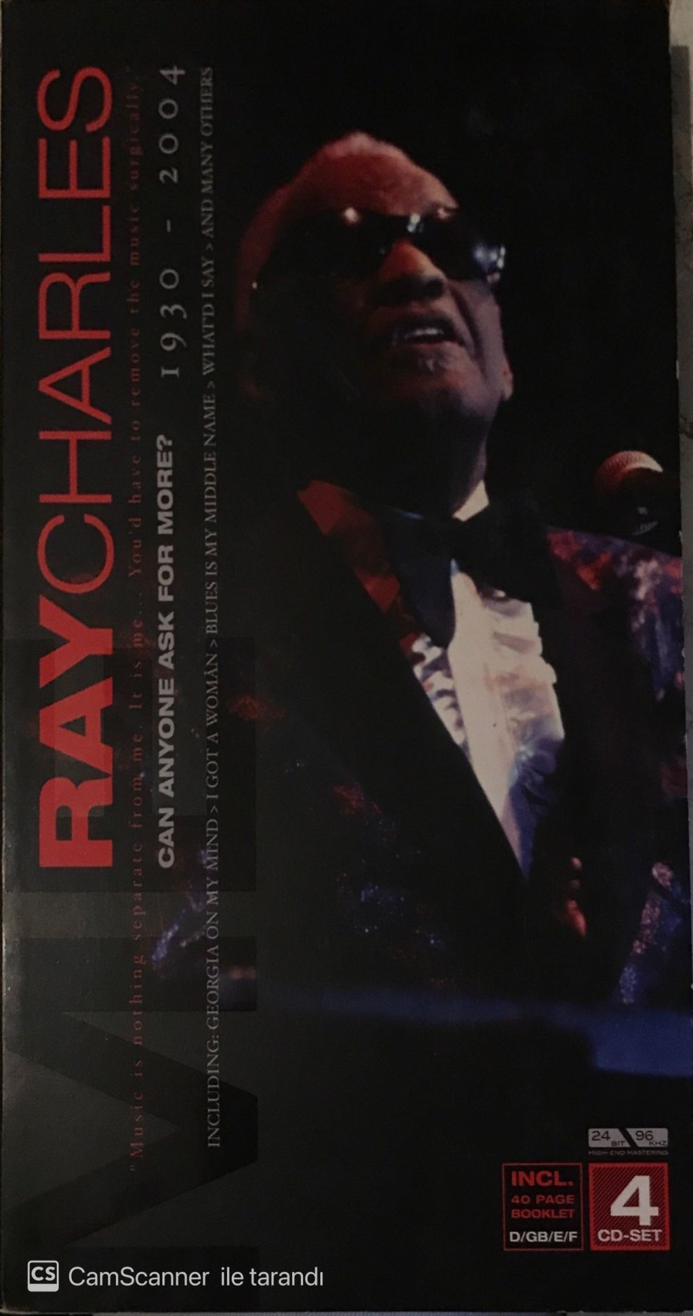 Ray Charles - Can Anyone Ask For More? 1930 - 2004 4 CD Set