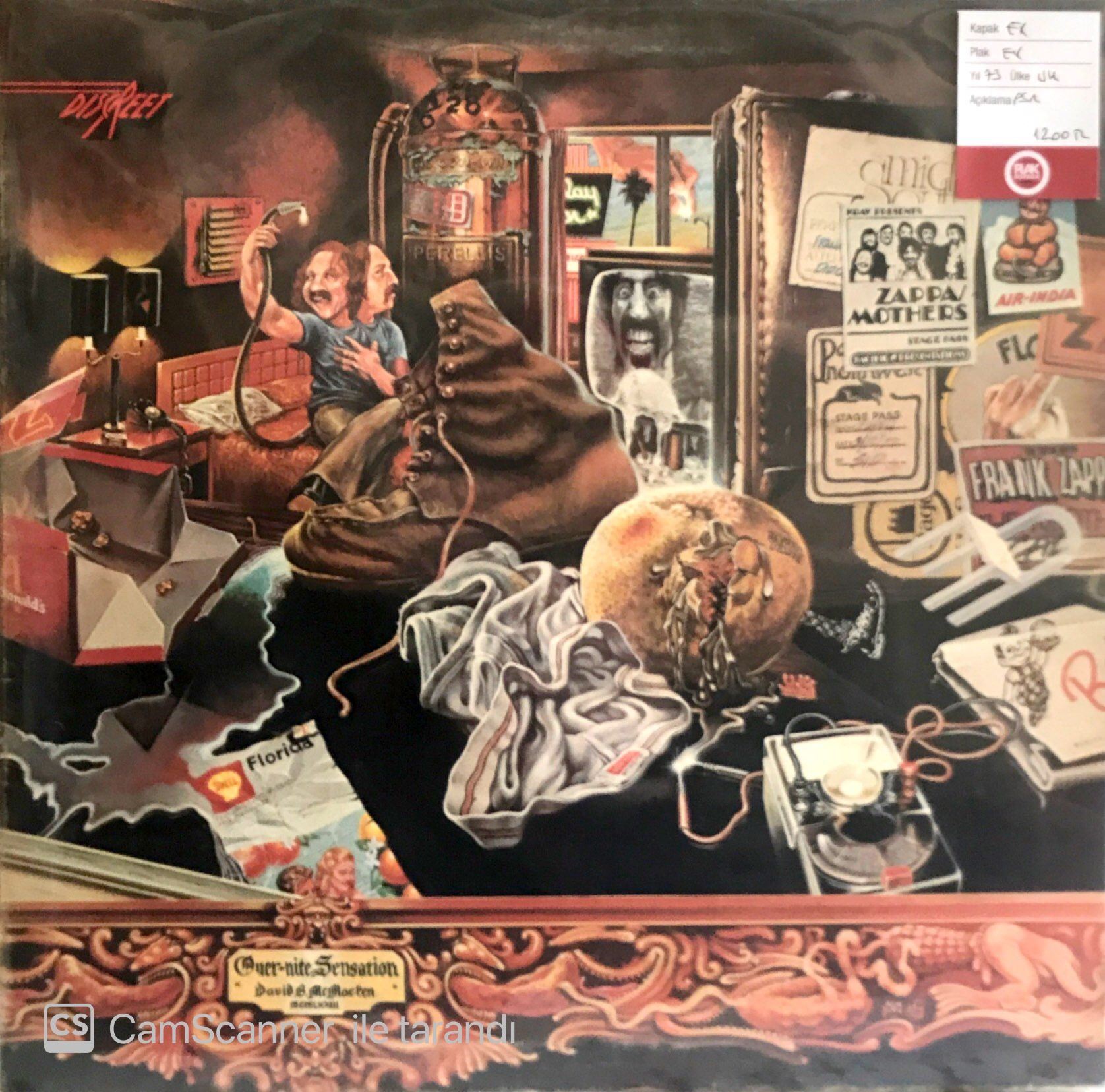 The Mothers - Over Nite Sensation LP