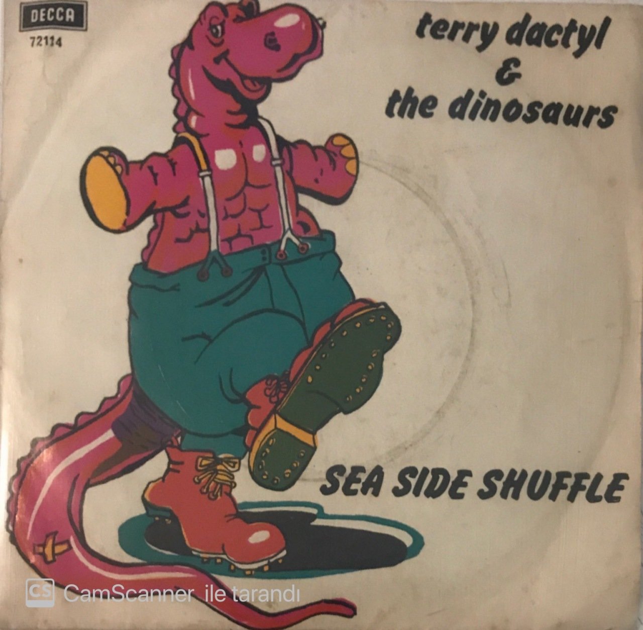 Terry Dactyl And The Dinosaurs Sea Side Shuffle 45lik