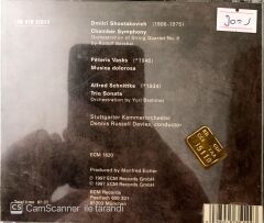 Shostakovich / Vasks / Schnitke CD