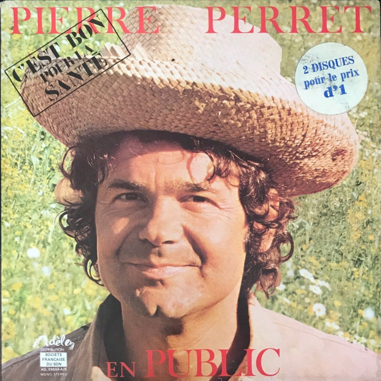 Pierre Perret En Public Çift LP