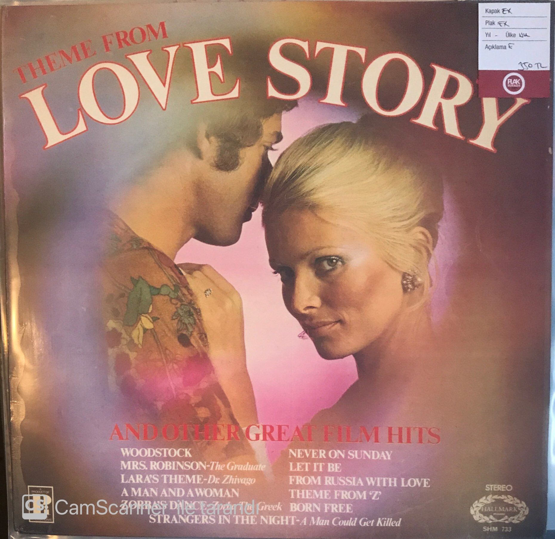 Theme From Love Story LP