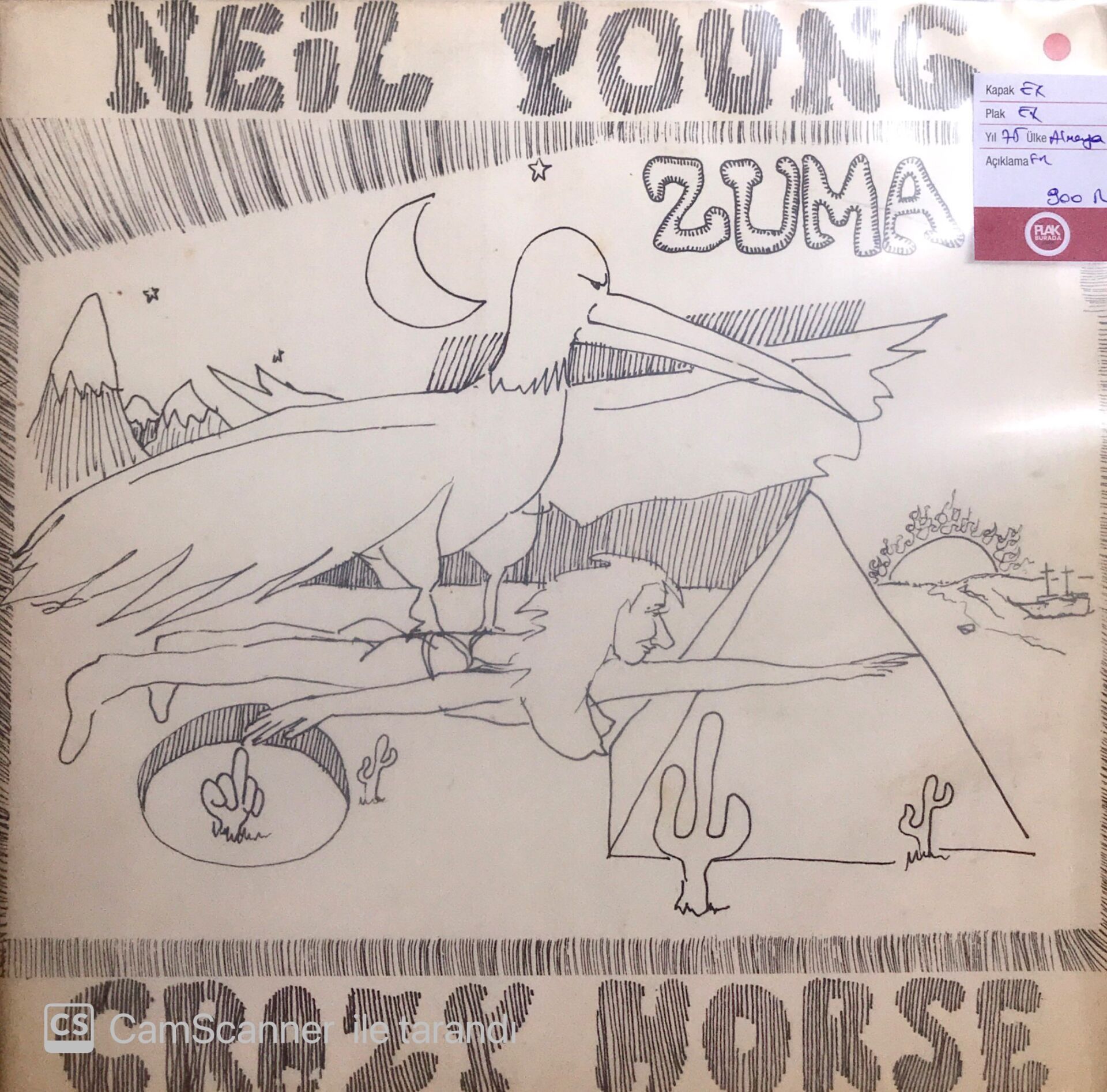Neil Young / Zuma & Crazy Horse LP