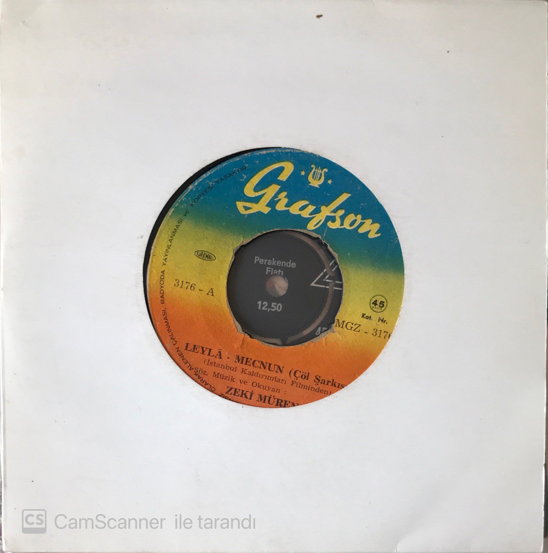 Zeki Müren - Leyla Mecnun 45lik