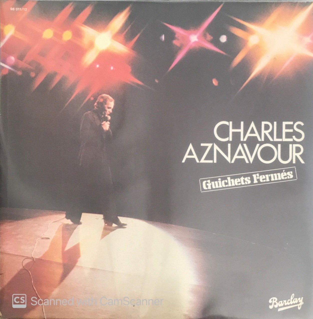 Charles Aznavour Guichets Fermes Double LP