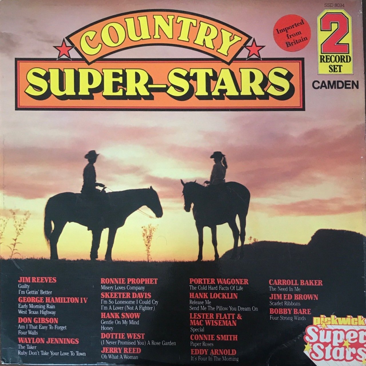 Country Superstars 2 Çift LP