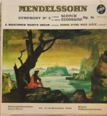 Mendelssohn Symphony No.3 A Mınor Scotch LP