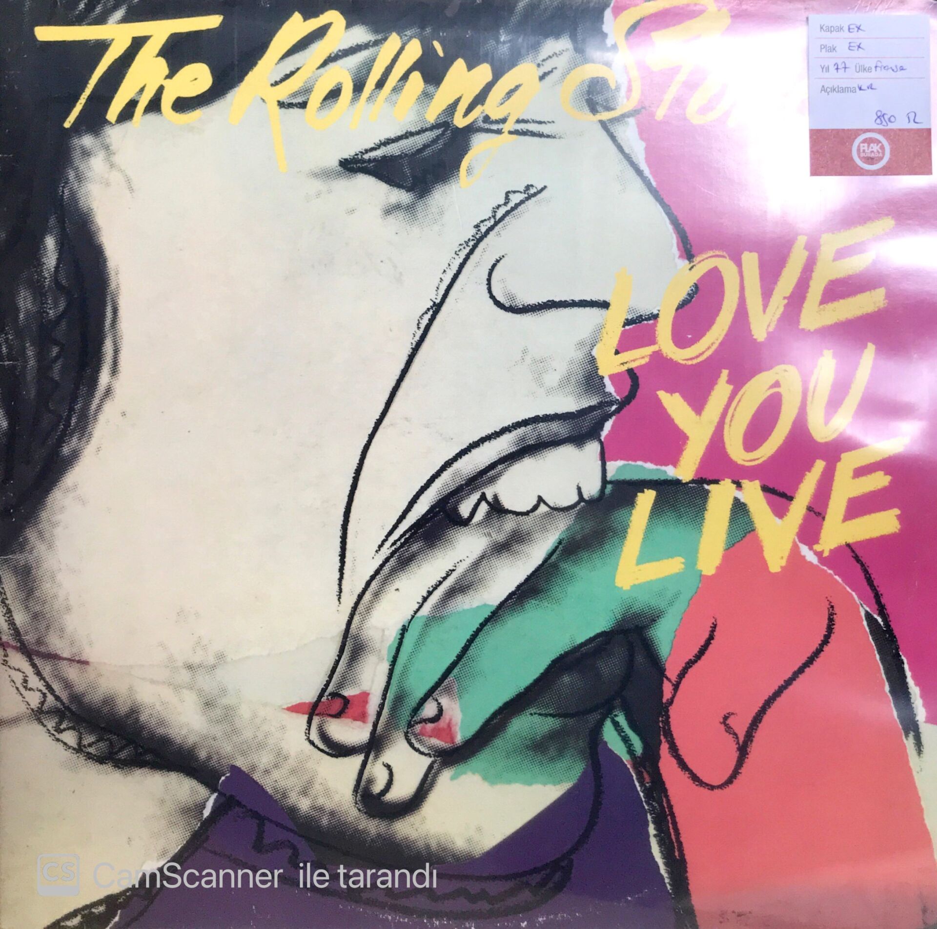 The Rolling Stones Love You Live Double LP