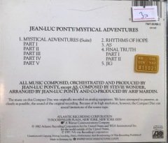 Jean Luc Ponty Mystical Adventures CD