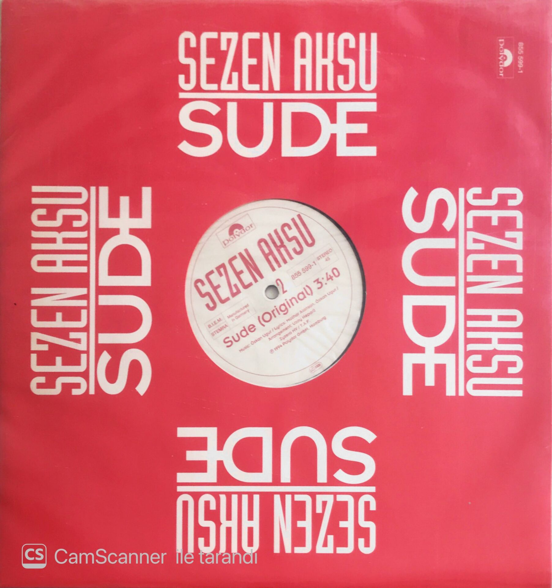 Sezen Aksu - Sude (Maxi Single) - LP