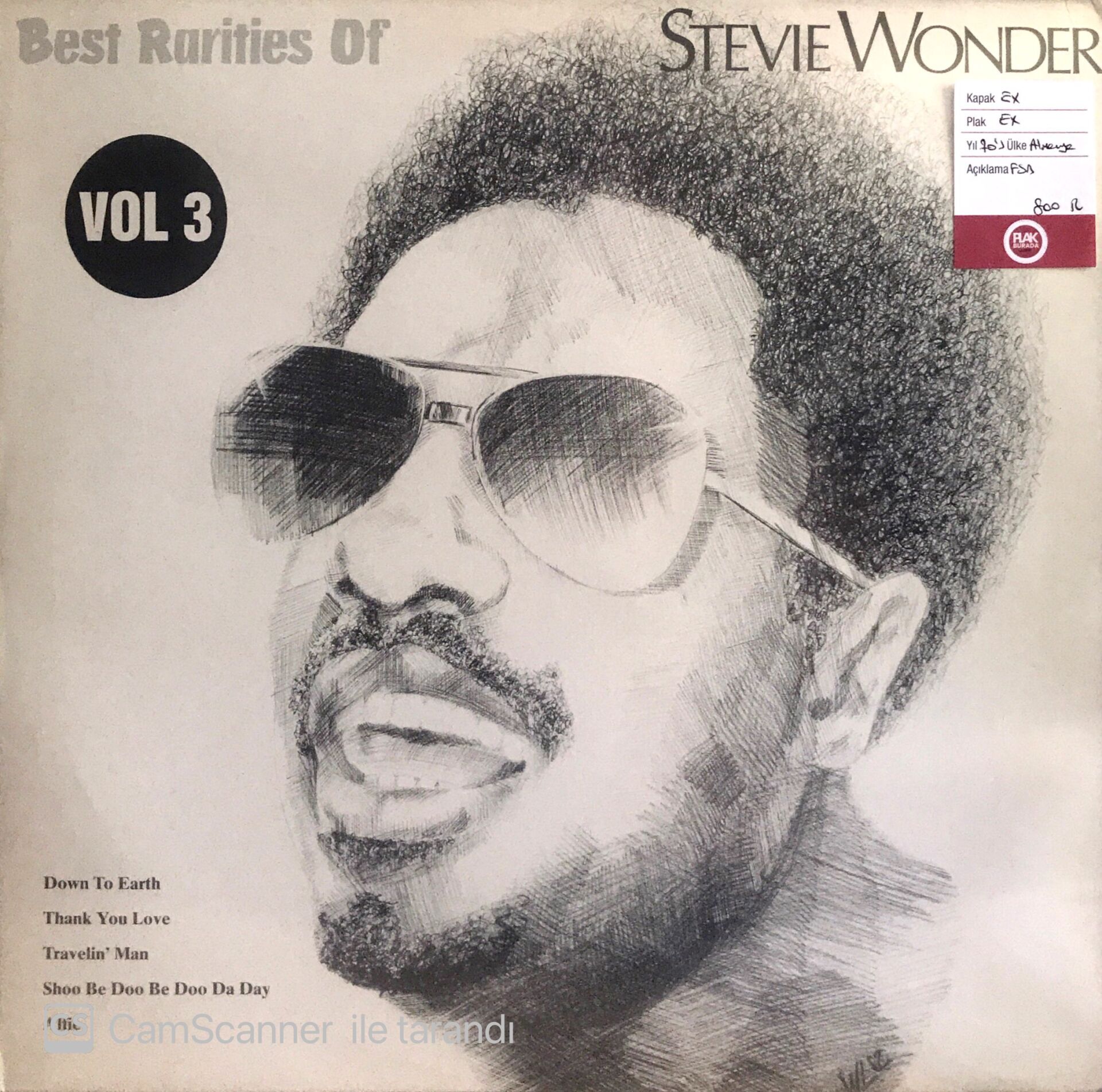 Stevie Wonder / Best Rarities Of Vol 3 LP