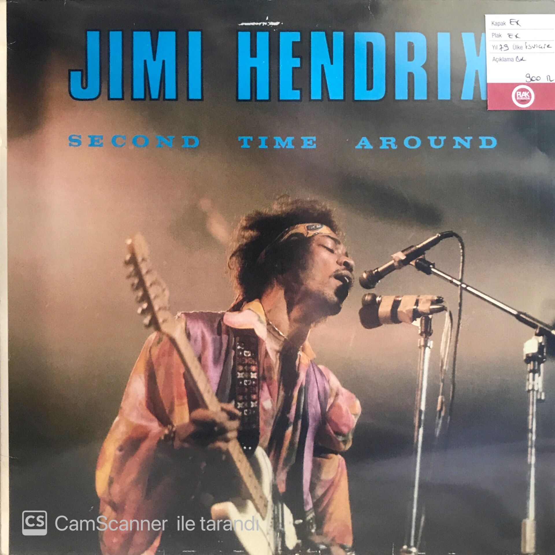 Jimi Hendrix / Second Time Around LP