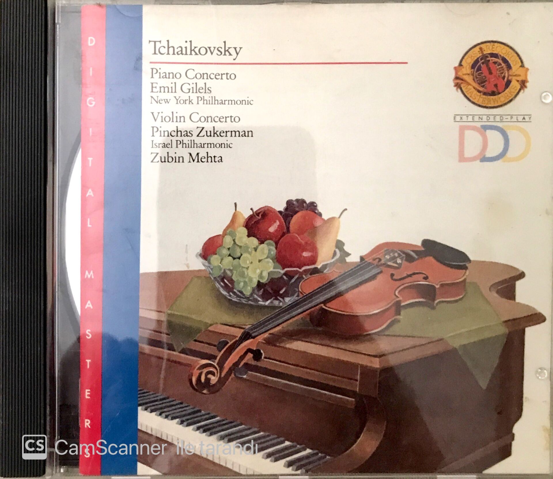 Tchaikovsky: Concertos - Gilels - Zukerman CD