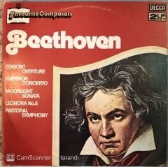 Beethoven Egmont Overture Emperor Concerto Moonlight Sonata Leonora No.3 Pastoral Symphony 2 LP