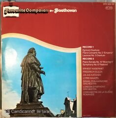Beethoven Egmont Overture Emperor Concerto Moonlight Sonata Leonora No.3 Pastoral Symphony 2 LP