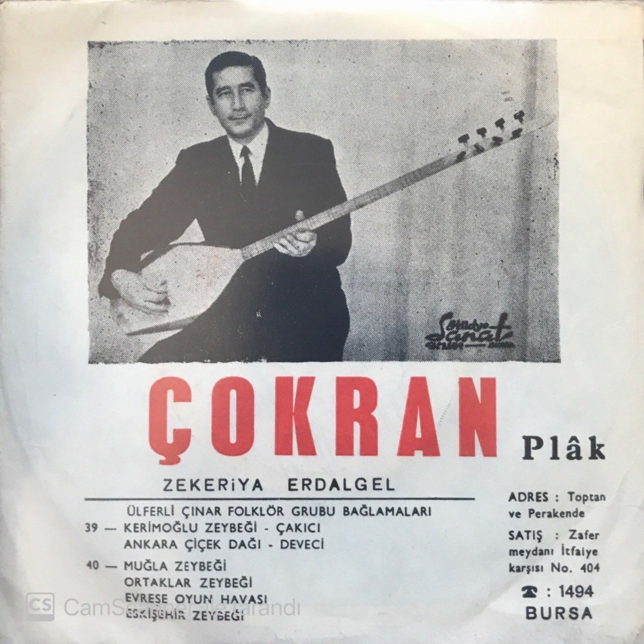 Zekeriya ve Arkadaşları Kerimoğlu Zeybeği Çakıcı 45lik
