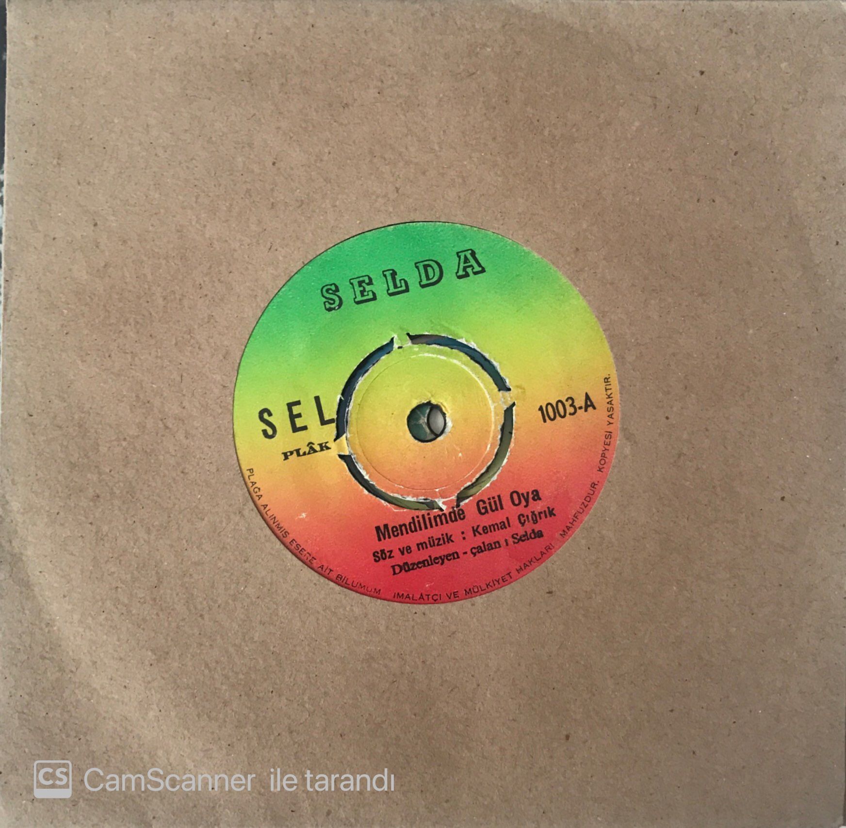 Selda - Mendilimde Gül Oya 45lik