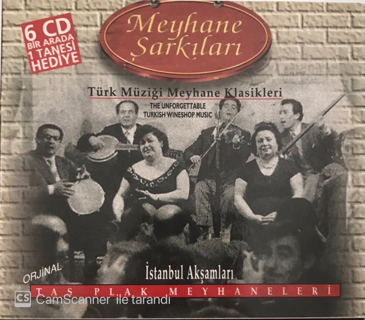 Türk Müziği Meyhane Şarkıları 6 CD