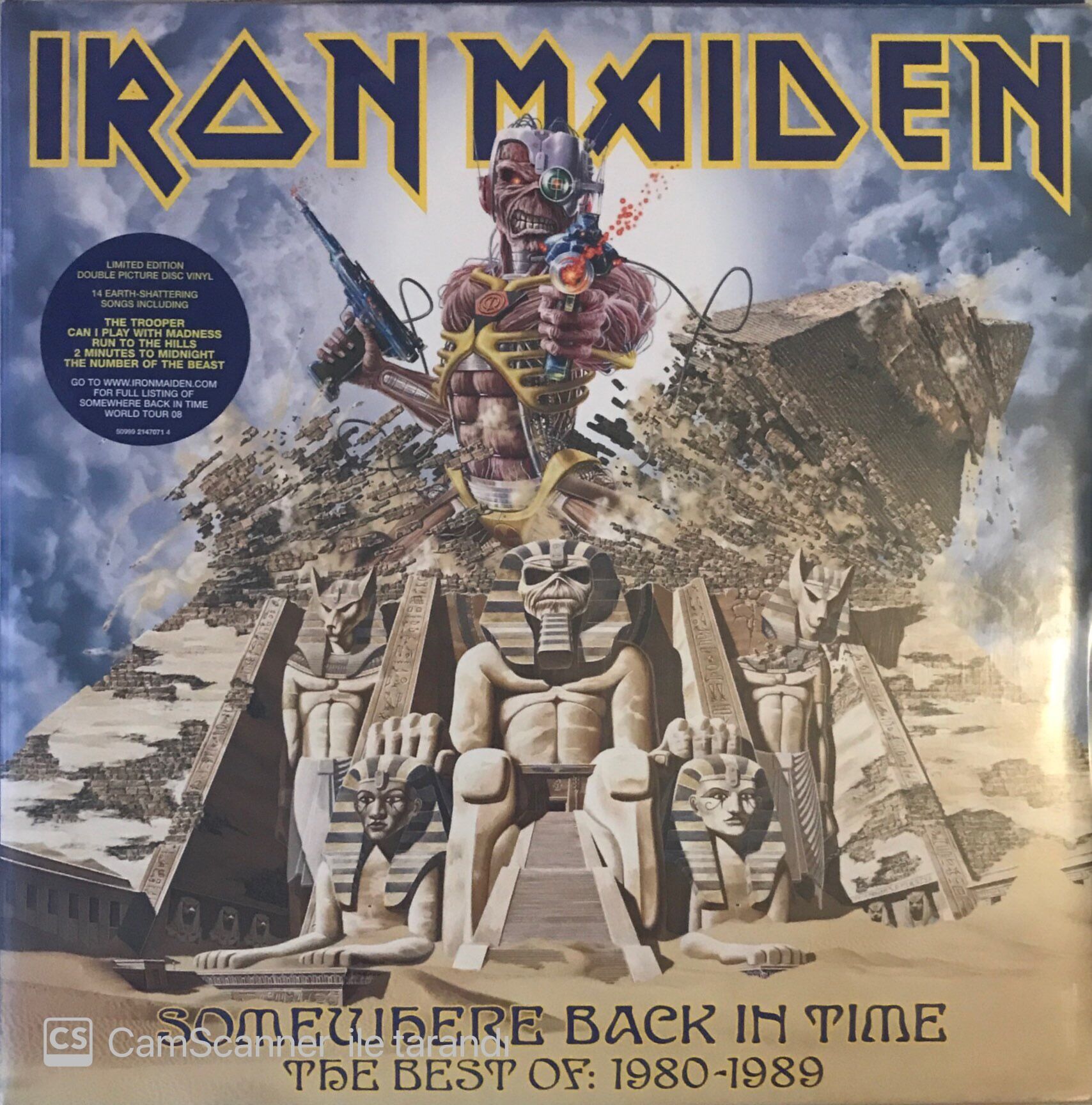 Iron Maıden - Somewhere Back In Time The Best Of: 1980 - 1989 Double LP