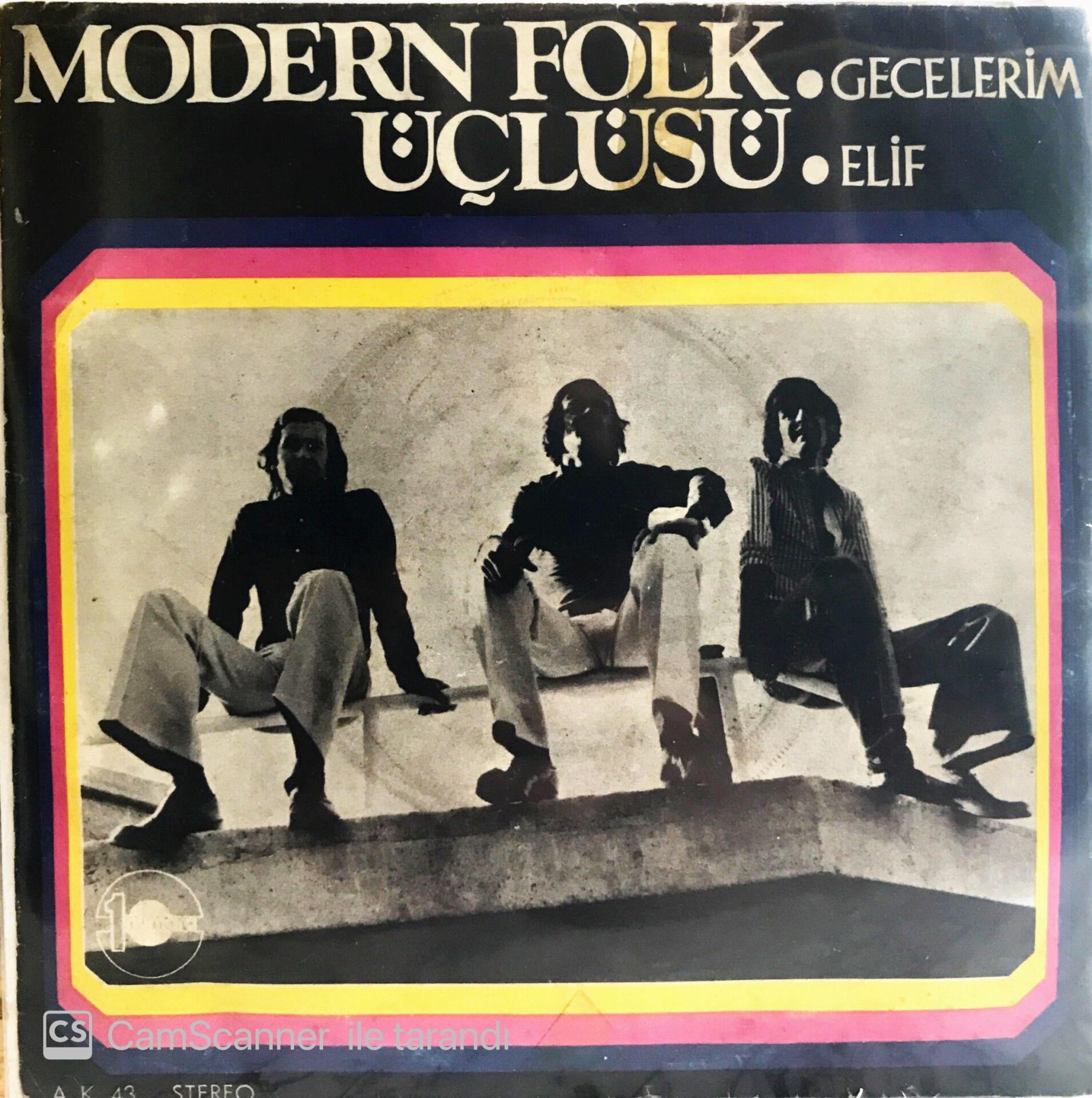 Modern Folk Üçlüsü Gecelerim 45lik