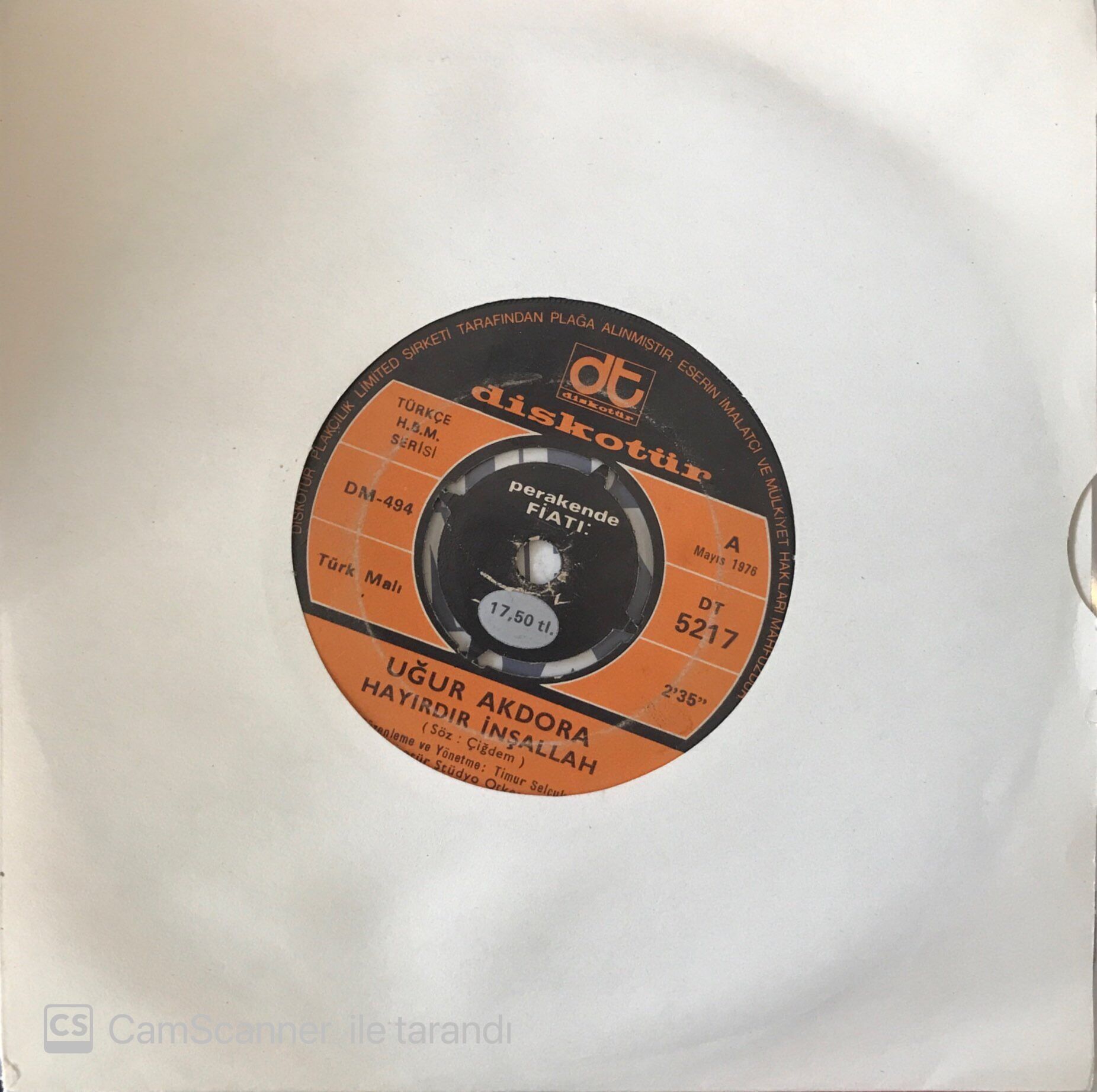 Uğur Akdora Hayırdır İnşallah 45lik