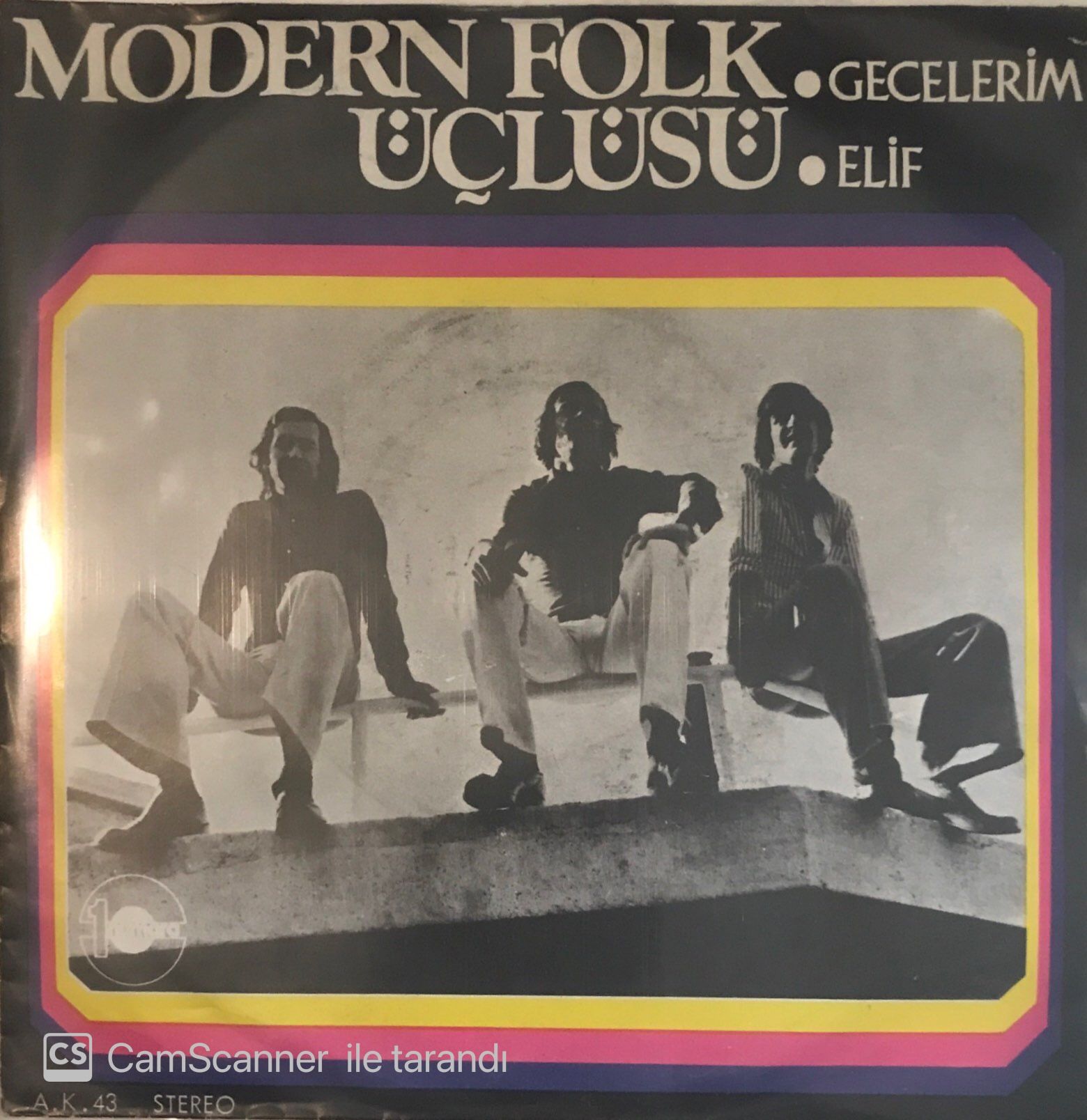 Modern Folk Üçlüsü Gecelerim 45lik