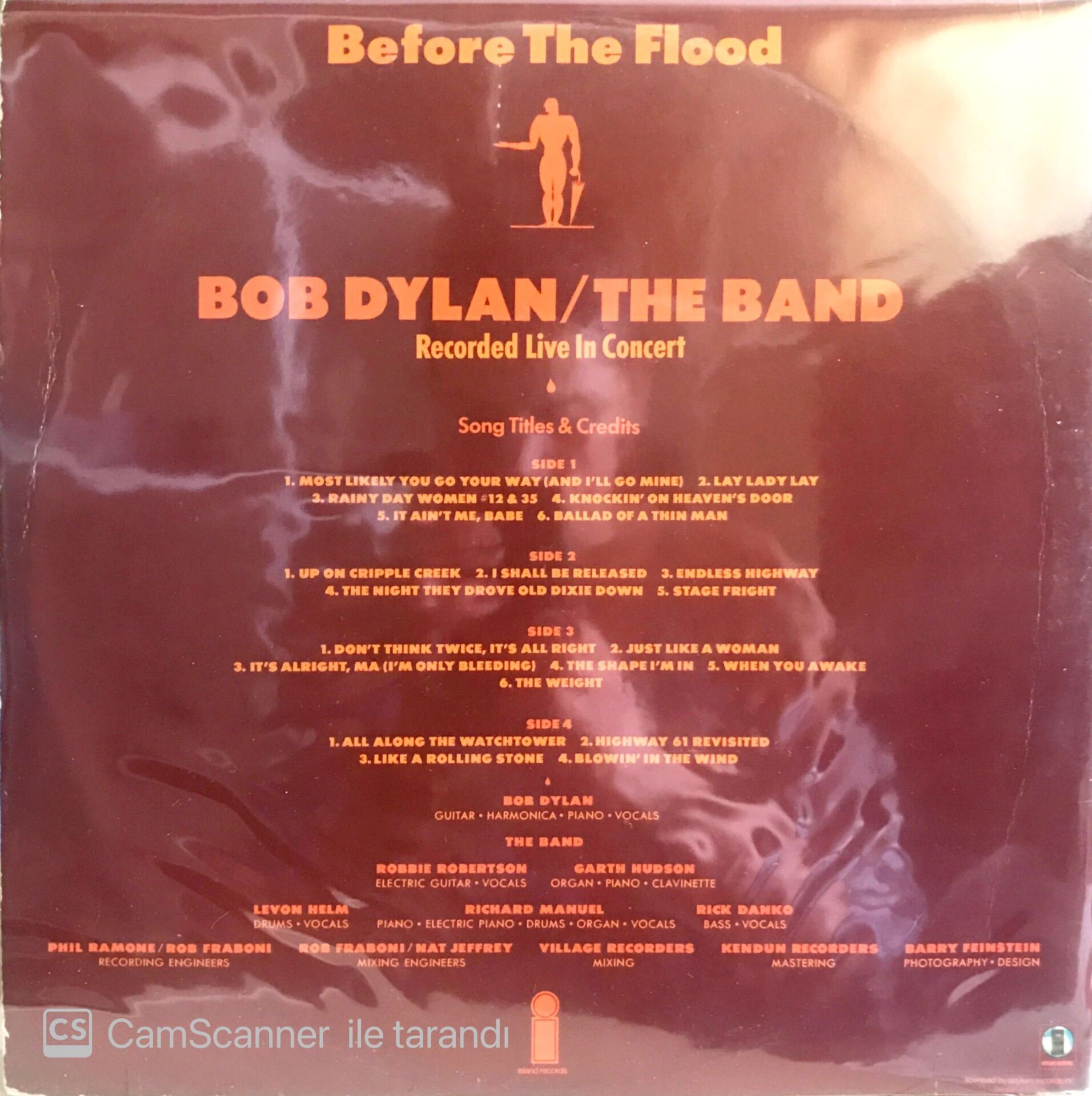 Bob Dylan / The Band Double LP Plak Satın Al