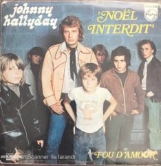 Johnny Hallyday Noel İnterdit 45lik