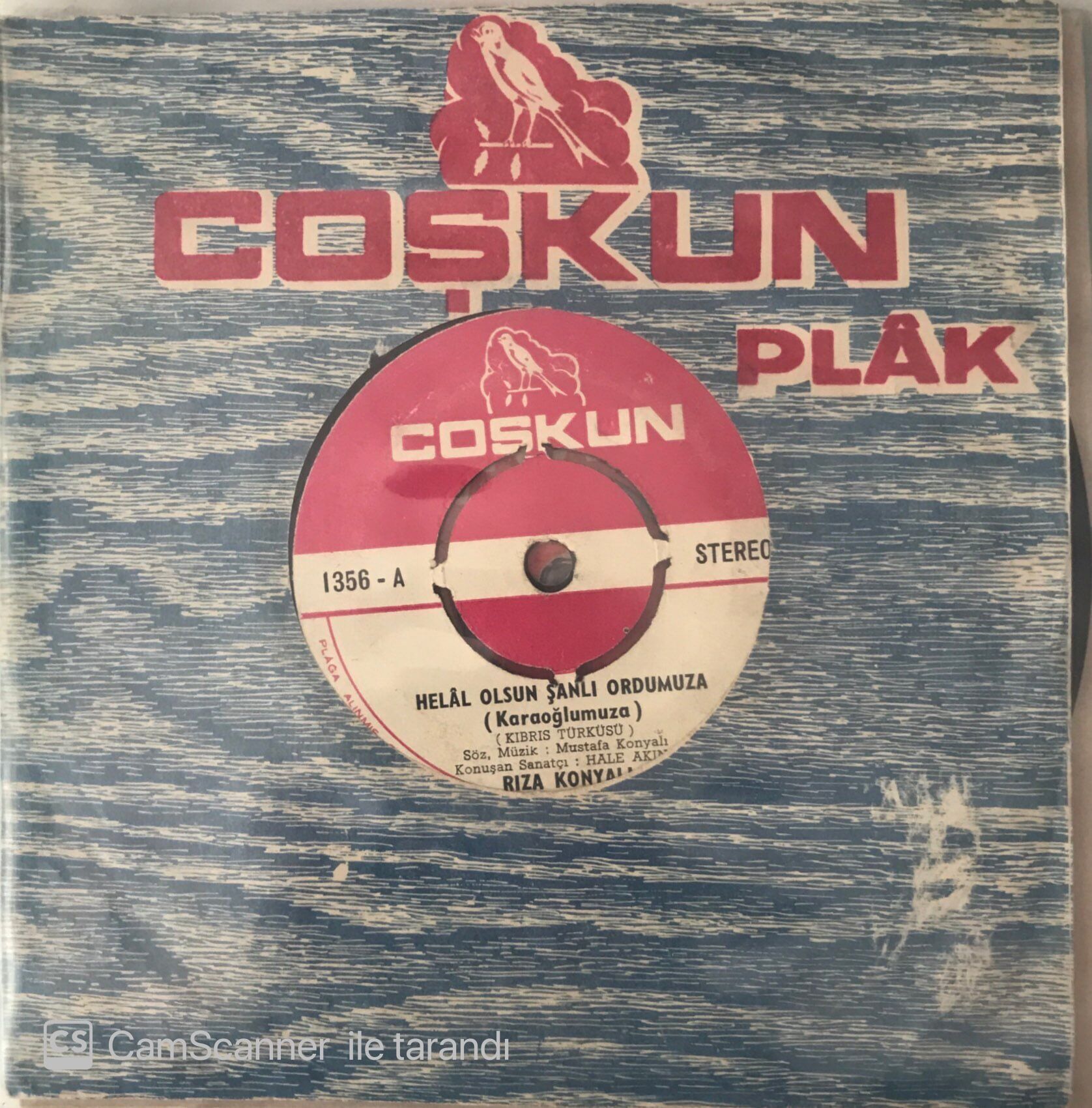 Rıza Konyalı - Helal Olsun Şanlı Ordumuza 45lik