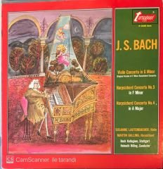 J. S. Bach Violin Concerto In G Minor  Harpsichord Concerto No.5 LP