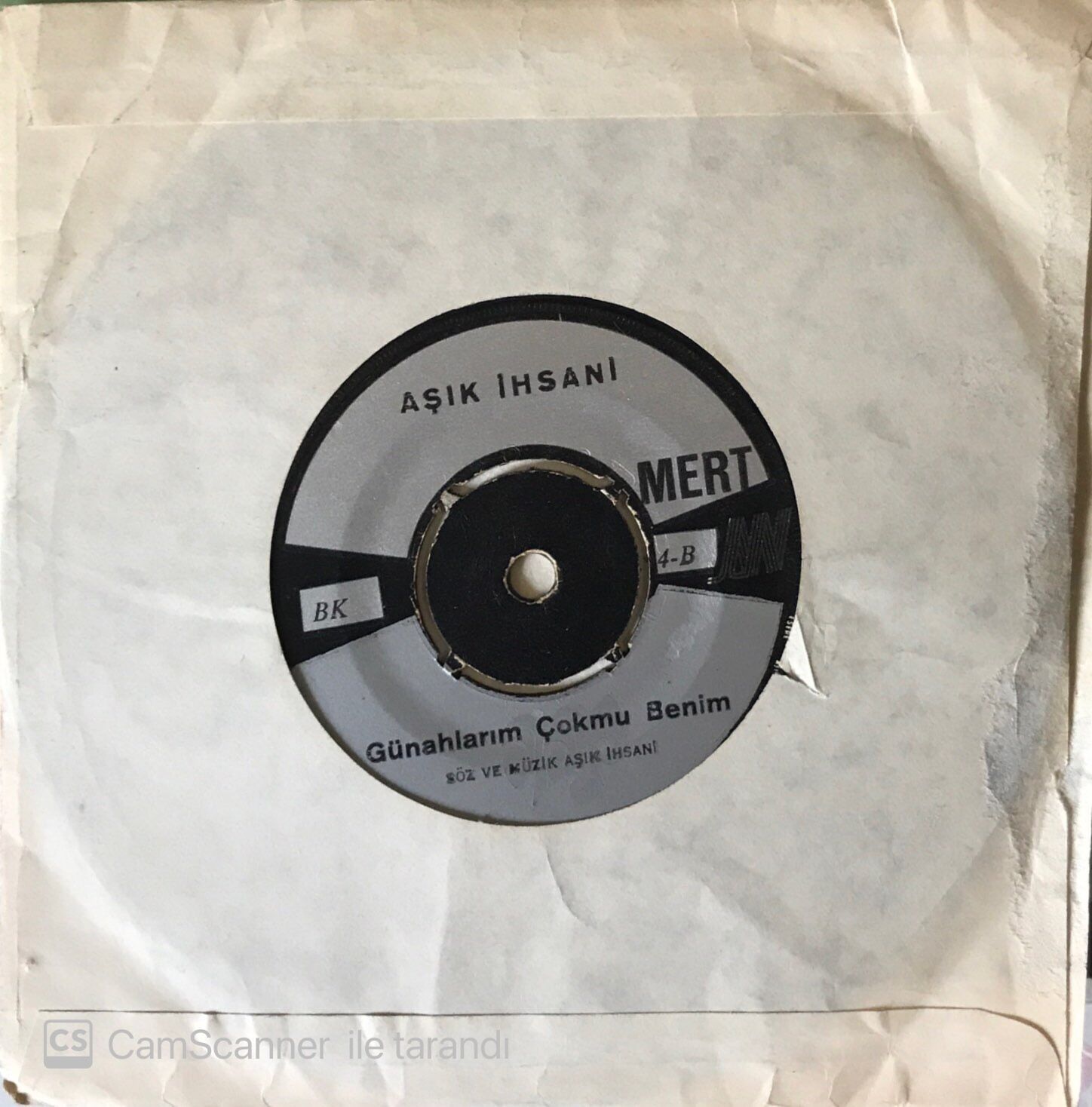 Aşık İhsani Beni Seviyormusun 45lik