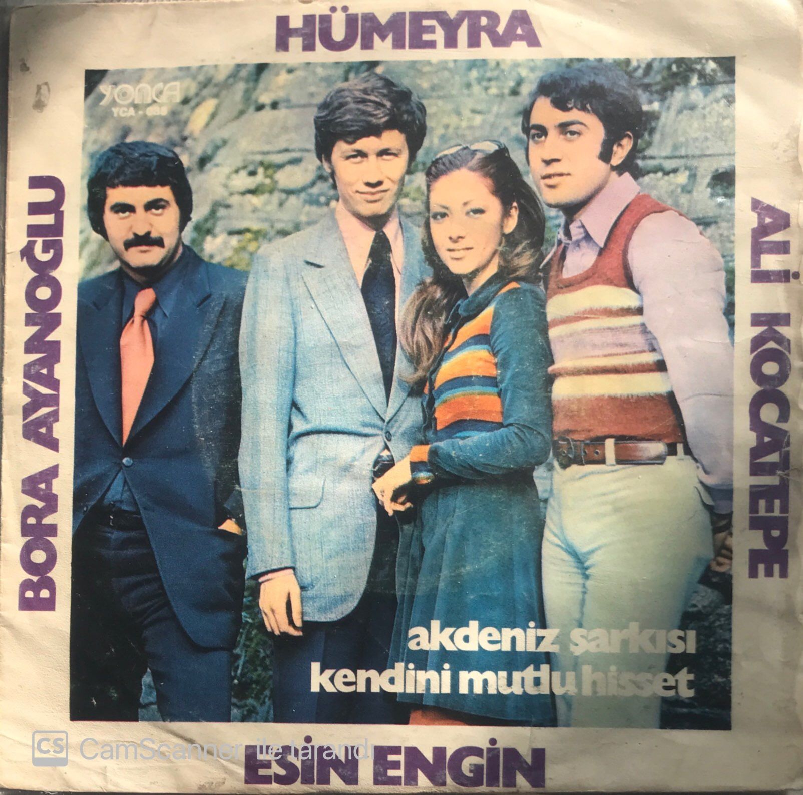 Ali Kocatepe -Bora Ayanoğlu -Esin Engin -Hümeyra- Akdeniz Şarkısı 45lik