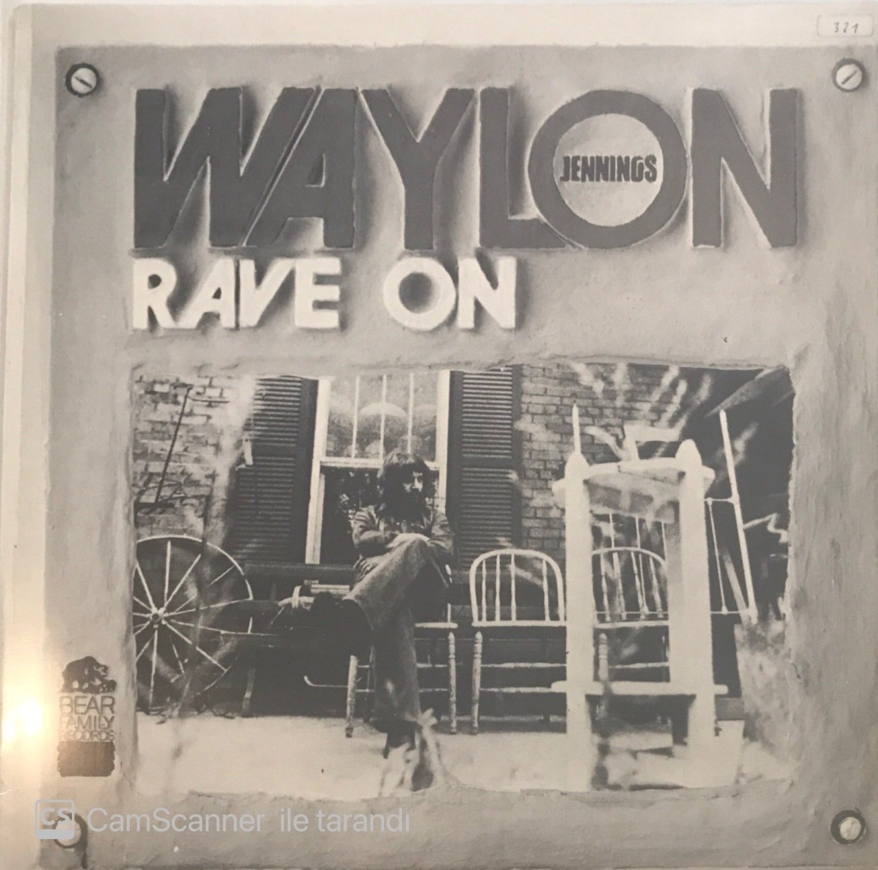 Waylon Jennings Rave On LP