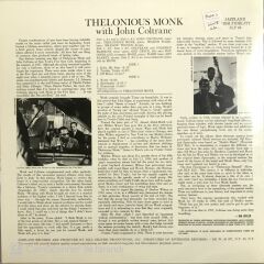 Thelonious Monk with John Coltrane LP