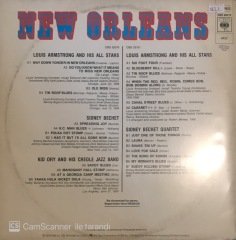 Louis Armstrong Sidney Bechet Kid Ory New Orleans Double LP